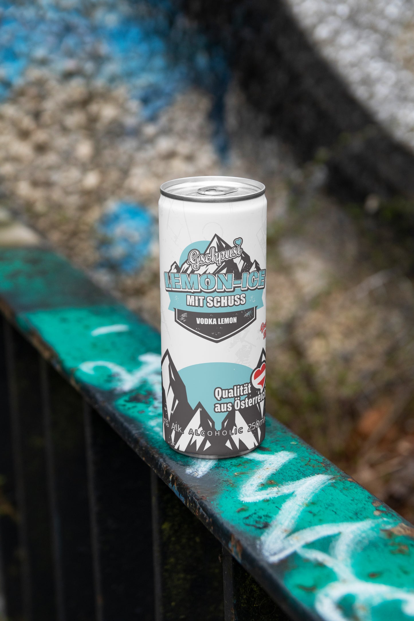 LEMON ICE mit Schuss – 12 Dosen 250ml – 4 % Vol. Alk. - Pfanddose 22,50 excl / 25,50 incl. Pfand