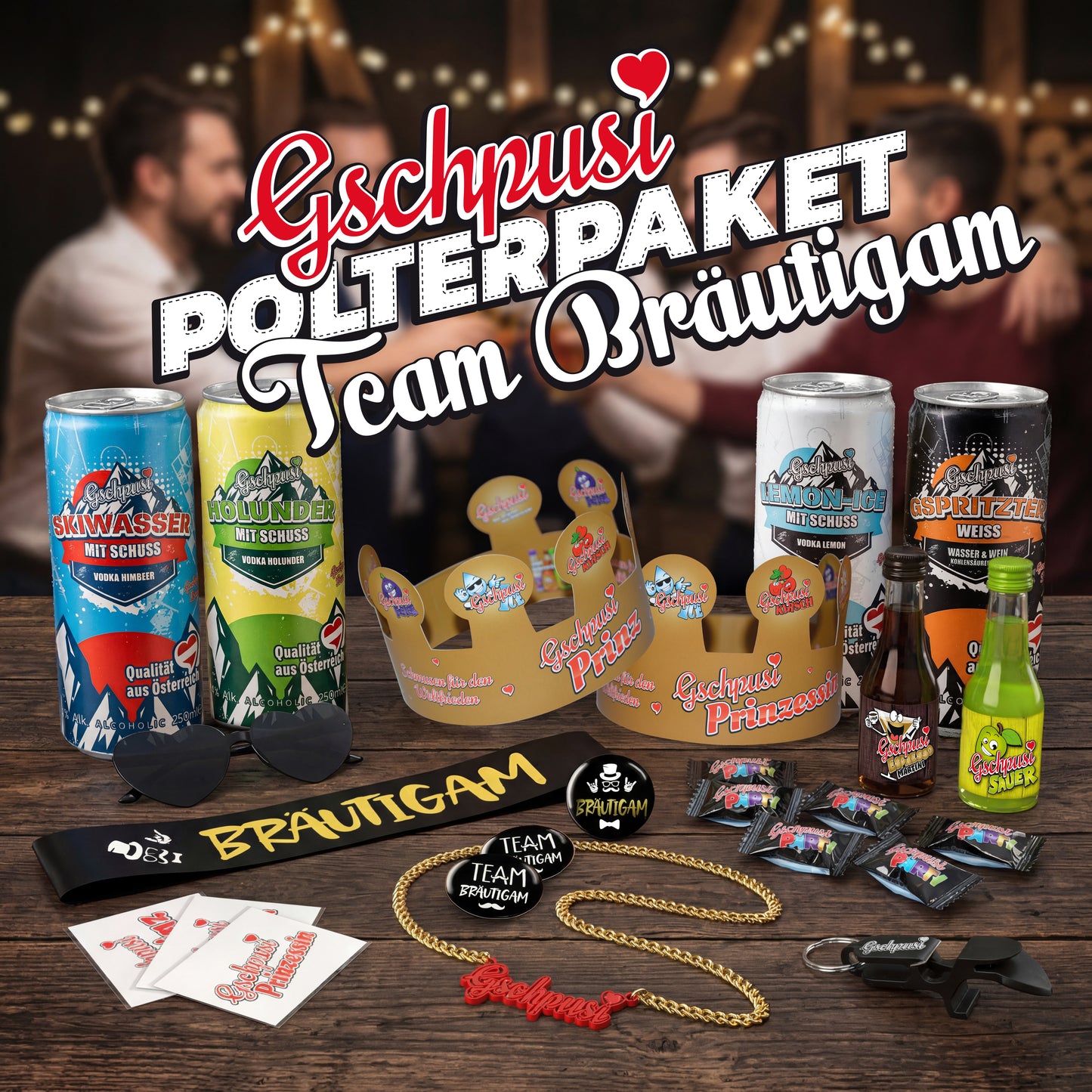 Polterpaket Team Bräutigam (159,90€ + 12€ Einwegpfand)