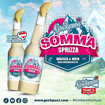 Gschpusi SOMMA SPRIZZA- 24 Flaschen 0,33l - nur 3,5Vol.